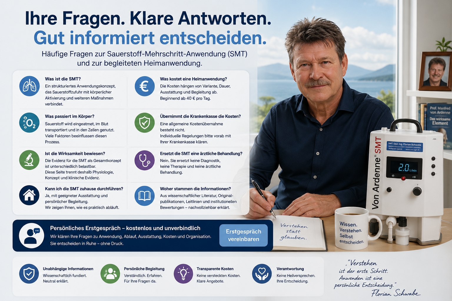 FQA Sauerstoff-Mehrschritt-Anwendung nach Prof. Manfred von Ardenne  